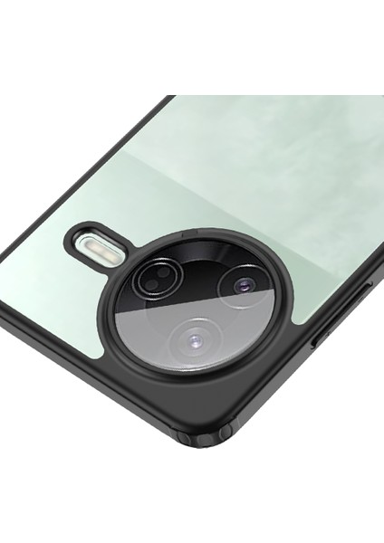 Xiaomi Poco F7 Ultra Uyumlu Kılıf Transparan Silikon Volks Kapak Siyah