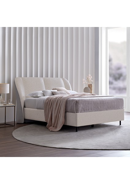 Marlin 2'li Baza, Başlık Set - Krem