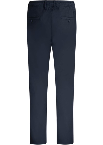 Lacivert Rahat Kesim Yandan Cepli Pamuklu Jogger Pantolon fiyatları