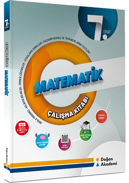 Yayınları 7. Sınıf Matematik Çalışma Kitabı