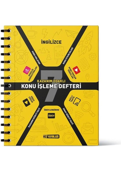 7. Sınıf İngilizce Konu İşleme Defteri