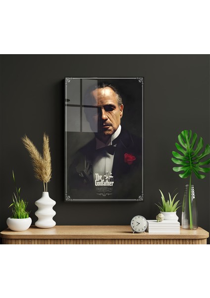Metal Poster The Godfather - Dekoratif Metal Poster - Hediyelik Metal Poster