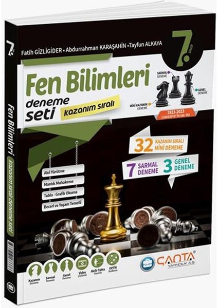7. Sınıf Fen Bilimleri Kazanım Sıralı Deneme Seti