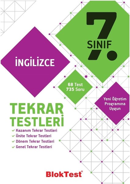Tudem Yayınları 7. Sınıf İngilizce Tekrar Testleri