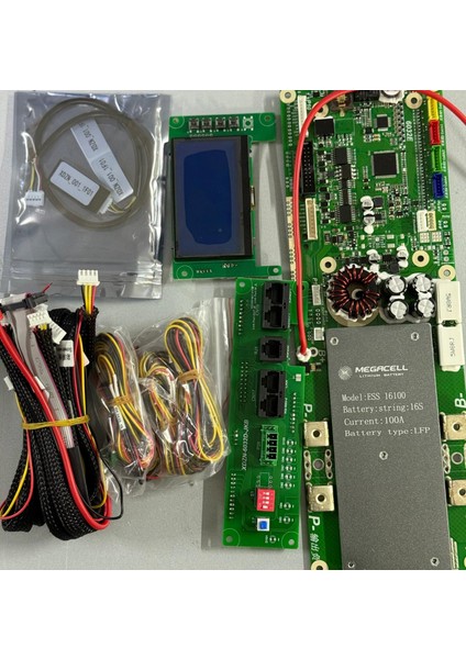 16S 51.2V 100A Lifepo4 Smart Haberleşmeli-RS 485,RS 232,CANBUS,BLUETOOH TAM SET HALİ