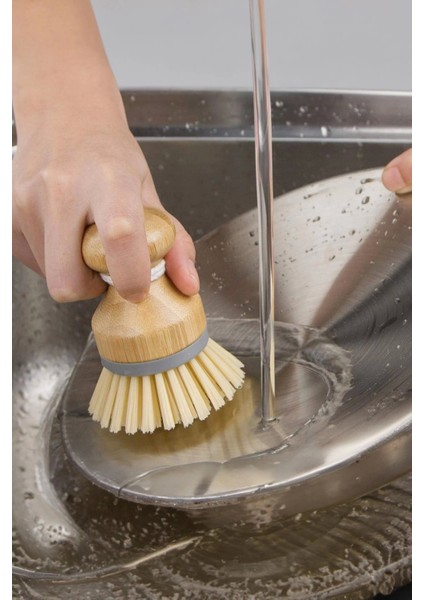 Bambu Bulaşık Temizlik Fırçası & Mutfak Banyo Temizlik Fırçası