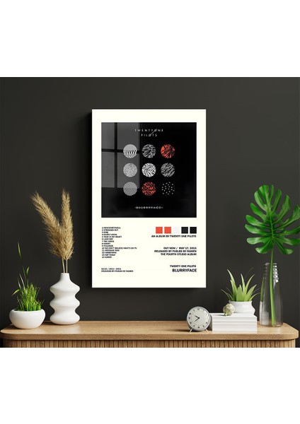 Metal Poster Twentyone Pilots - Dekoratif Metal Poster - Hediyelik Metal Poster