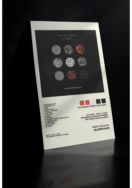 Metal Poster Twentyone Pilots - Dekoratif Metal Poster - Hediyelik Metal Poster fiyatları