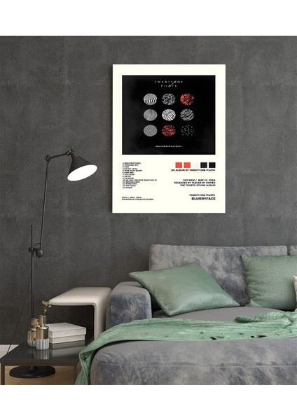 Metal Poster Twentyone Pilots - Dekoratif Metal Poster - Hediyelik Metal Poster modelleri