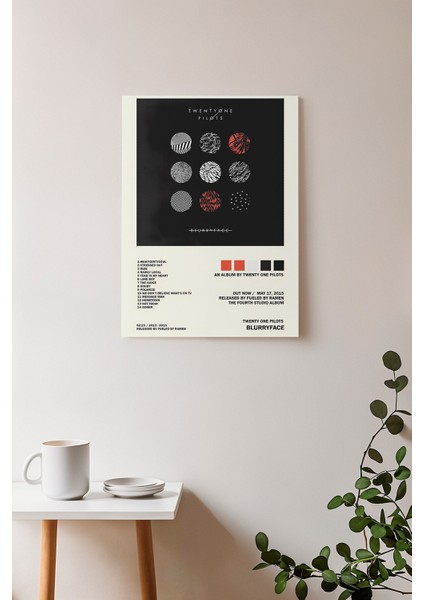 Metal Poster Twentyone Pilots - Dekoratif Metal Poster - Hediyelik Metal Poster fırsatları