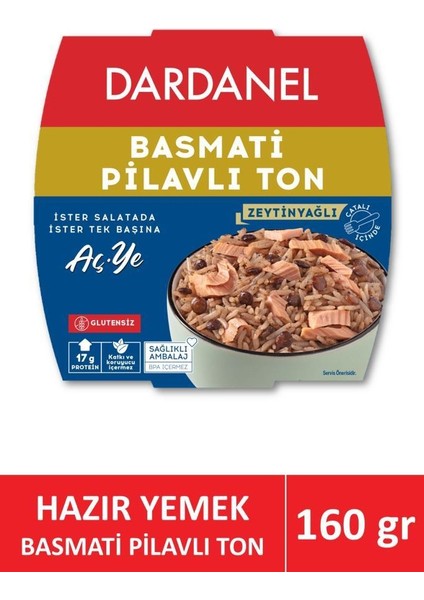 Aç Ye Hazır Yemek Basmati Pilavlı Ton Balığı 160 gr