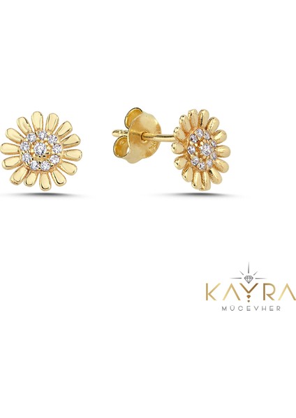 Çiçek Altın Küpe APK17