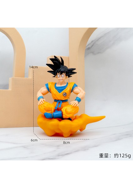 Animasyon Büyük Dragon Ball Sun Wukong Şekilli Kalıp Süsleme Gogeta Vegetto Saiyan (Yurt Dışından)