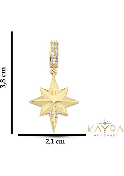 Kuzey Yıldızı Altın Kolye Ucu AH119