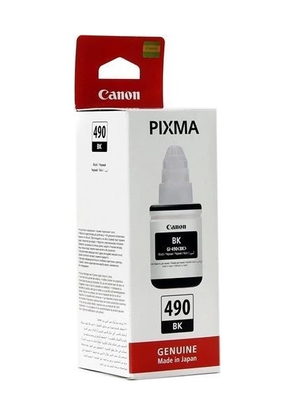 Ontech - Canon GI-490BK Sıyah Murekkep Kartus