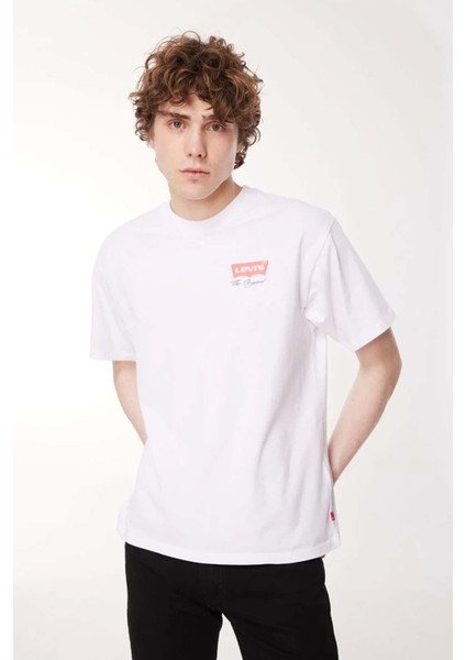 Levis Levis Bisiklet Yaka Baskılı Beyaz Erkek T-Shirt A9440-0000 Vıntage Fıt fiyatları