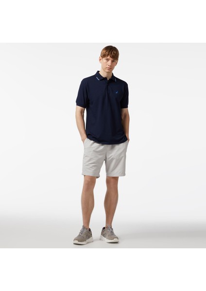 Erkek Lacivert Classic Fit Kısa Kollu Polo modelleri