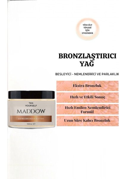Extra Bronzer Butter Güneş Yağı 150ml