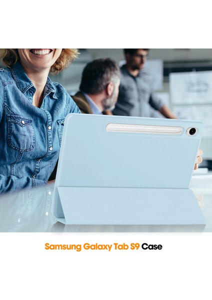 Samsung Galaxy Tab S10 Fe/ S9 Fe 5g 10.9 Inç/tab S9 11 Inç Için Kılıf - Dahili Kalem Yuvası, Ayarlanabilir Destek ve Darbeye Dayanıklı Koruma ile Mat Tpu Folio Akıllı Kılıf (Yurt Dışından) modelleri