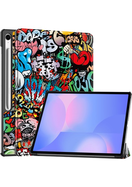 Samsung Galaxy Tab S10 Fe Plus 13.1 Inç 2025 Model X620/X626B Için Kılıf Akıllı Kılıf Üçlü Katlanır Stand Ince Hafif Kılıf Samsung Galaxy Tab S10 Fe Plus 2025 SÜRÜMÜ,MODEL:X620/X626B (Yurt Dışından)