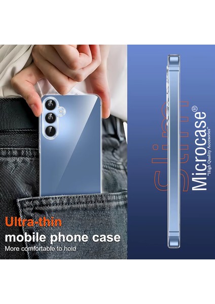 Samsung Galaxy S25 ile Uyumlu Slim Serisi Soft Tpu Silikon Kılıf - Şeffaf AL3324 modelleri