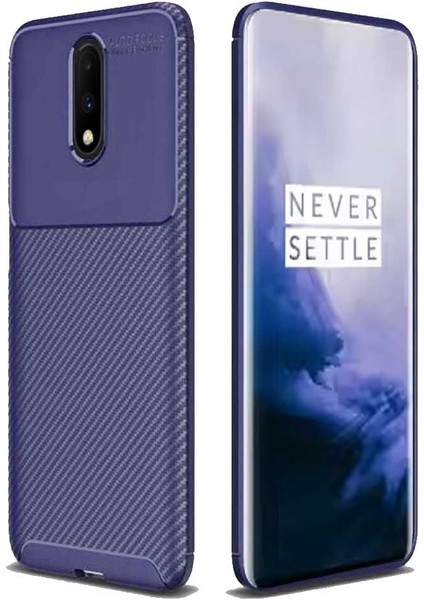 Oneplus 7 Uyumlu Karbon Desenli Negro Silikon Kılıf