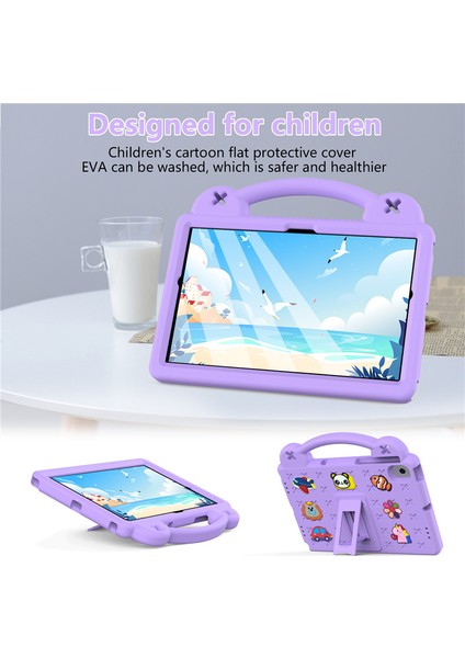 Samsung Galaxy Tab A7 Lite 8.7 Inç Tablet Kılıfı, Eva Çocuklar Darbeye Dayanıklı Kılıf, Samsung Galaxy Tab A7 Lite 8.7 Inç Için Saplı Stand (Yurt Dışından)