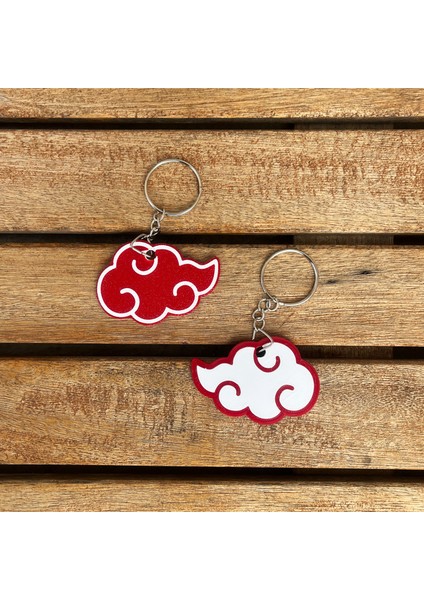 Akatsuki Cloud Anahtarlık - Naruto Anahtarlık - Naruto Hediye - Anime Hediye