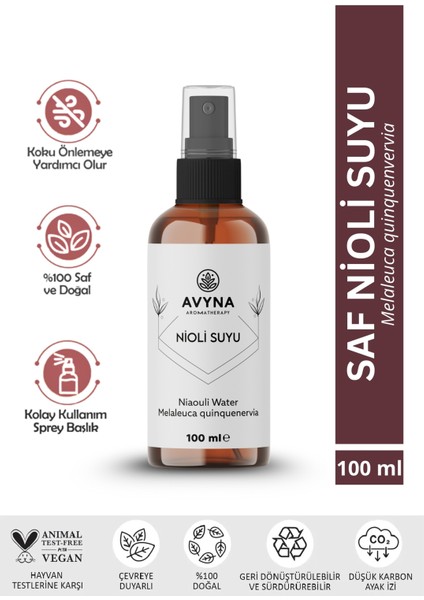 Nioli Suyu Cilt Toniği ve Çamaşır Spreyi 100 ml ( Niaouli Water )