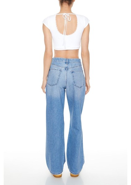 90S-FIT Wide-Leg Jean Pantolon indirimleri