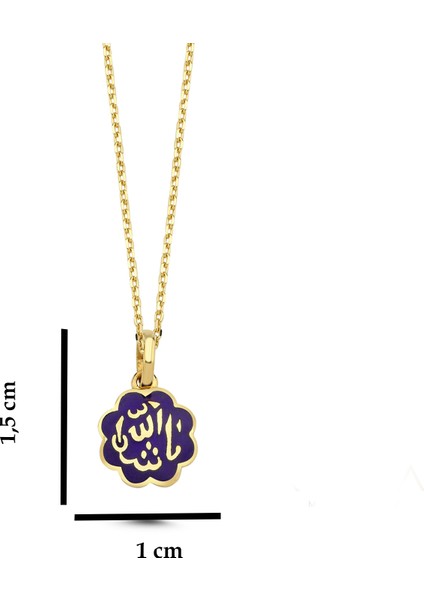 Dua Yazılı Mineli Altın Kolye AK98 modelleri