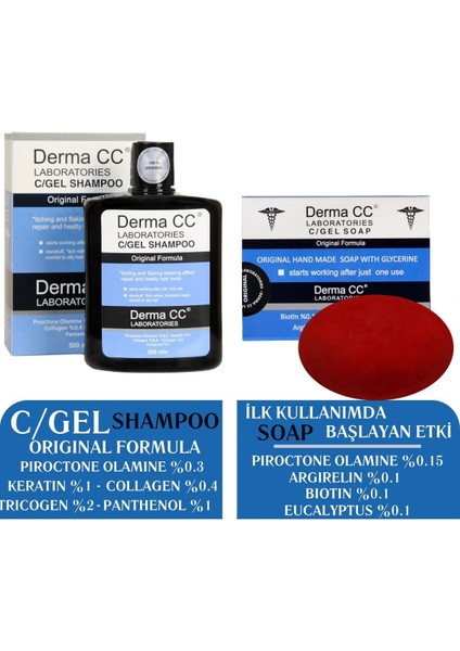 CGel Şampuan 500 ml - Sabun 120 gr