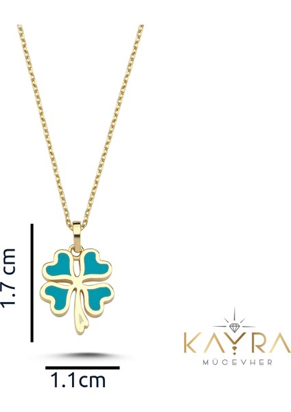 Yonca Mineli Altın Kolye AK26 fiyatları