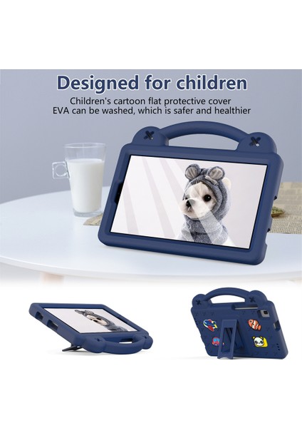 Huawei Honor X8/x8 Lite Tablet Kılıfı Için, Eva Çocuklar Için Darbeye Dayanıklı Kılıf ve Huawei Honor X8/x8 Lite Için Saplı Stand (Yurt Dışından) fiyatları