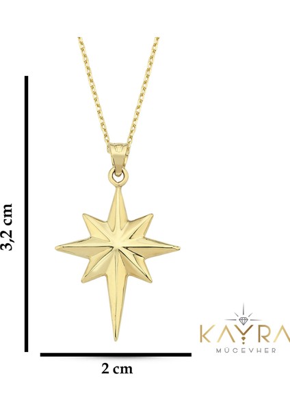 Kuzey Yıldızı Altın Kolye AK448 fiyatları