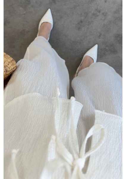 Kabartmalı Yelekli Tasarım Takım- Ekru indirimleri