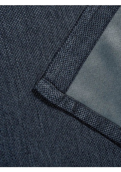 Taç Deste Keten Karartma Fon Perde Lacivert Pilesiz fırsatları