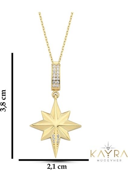 Kuzey Yıldızı Altın Kolye AK447 fiyatları