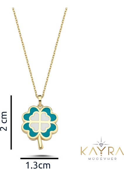 Yonca Mineli Altın Kolye AK28 fiyatları