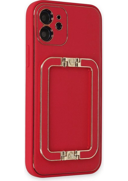 Apple iPhone 12 Kılıf Coco Elit Kapak - Kırmızı Ynsmr fiyatları