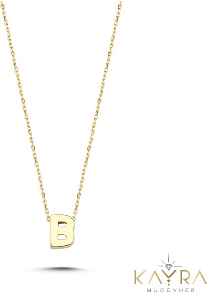 Sade B Harfi Altın Kolye BM109