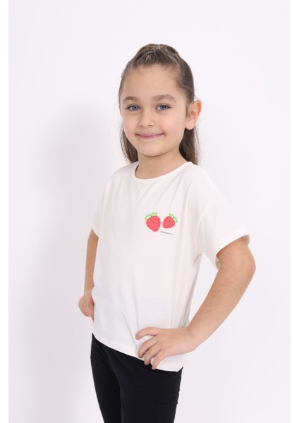 Kız Çocuk Baskılı Tişört fiyatları
