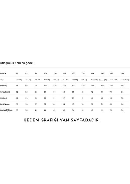 4-14 Yaş Kız Çocuk Kot Slopet Tulum