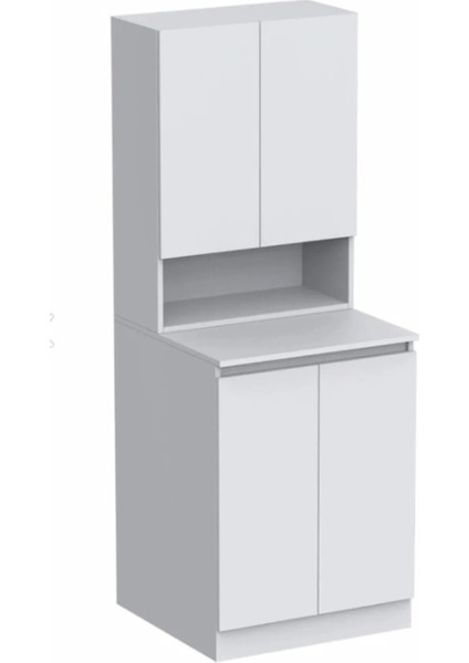 ÜST DOLAPLI ÇAMAŞIR-KURUTMA MAKİNASI DOLABI TAKIMI - MDF- UNIFIED TAKIM mo9