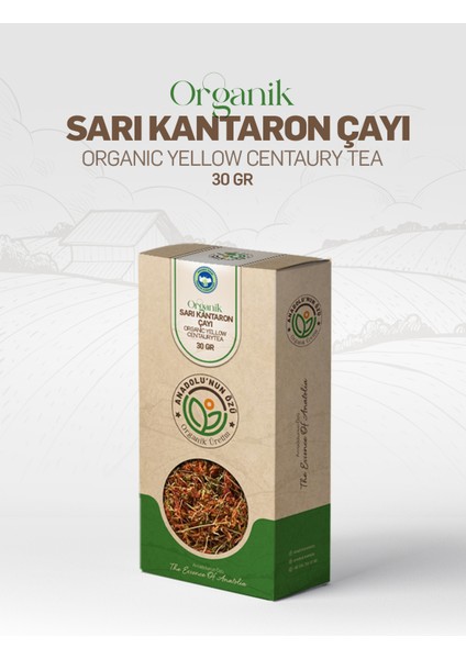Organik Sarı Kantaron Çayı ''30gr''