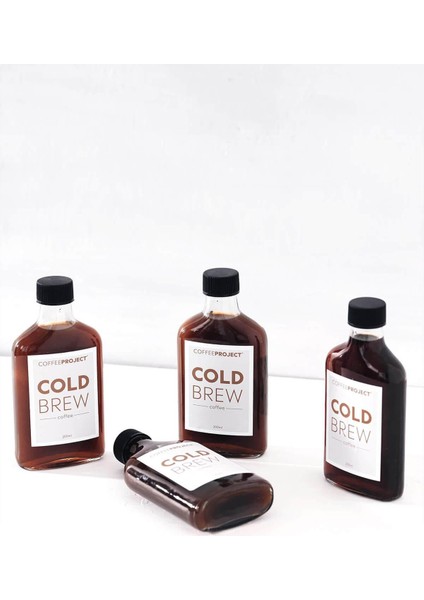Cold Brew Cam Şişede Hazır Soğuk Kahve | 4 pac