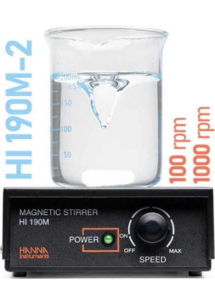 HI190M-2 Mini Manyetik Karıştırıcı