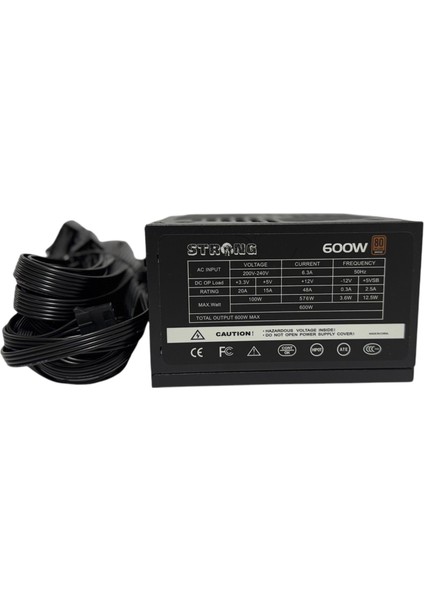 ST600 600W 80+ Bronze Apfc Power Supply Güç Kaynağı