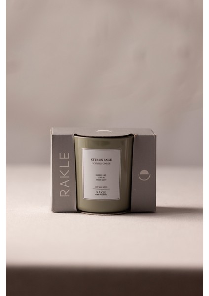 Le Jardin Citrus Sage Kokulu Mum Yeşil 120 gr