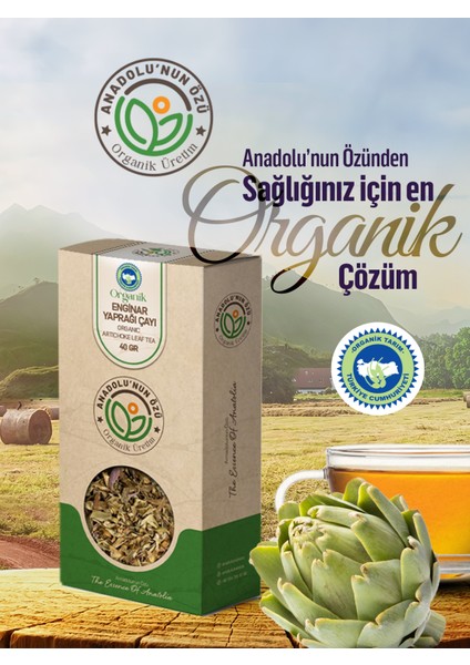 Organik Enginar Yaprağı ''40gr'' fiyatları